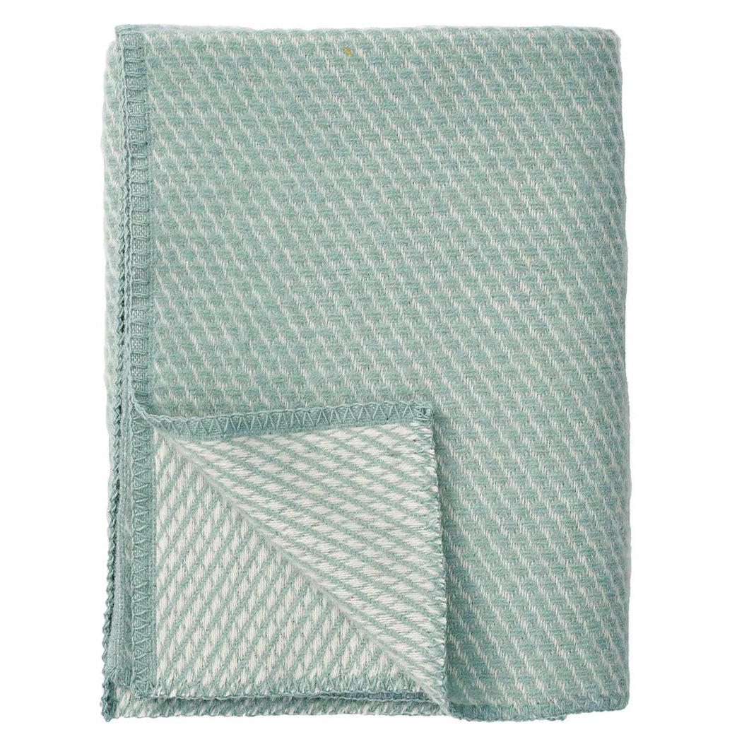 Wollen wiegdeken Velvet Duck Egg Blue