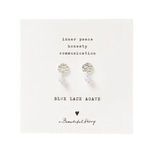 Load image into Gallery viewer, Earrings Mini Coin Black Onyx Silver
