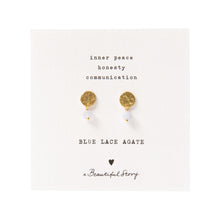 Load image into Gallery viewer, Earrings Mini Coin Black Onyx Silver
