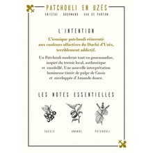 Afbeelding in Gallery-weergave laden, Patchouli en Uzès Eau de Parfum 100 ml
