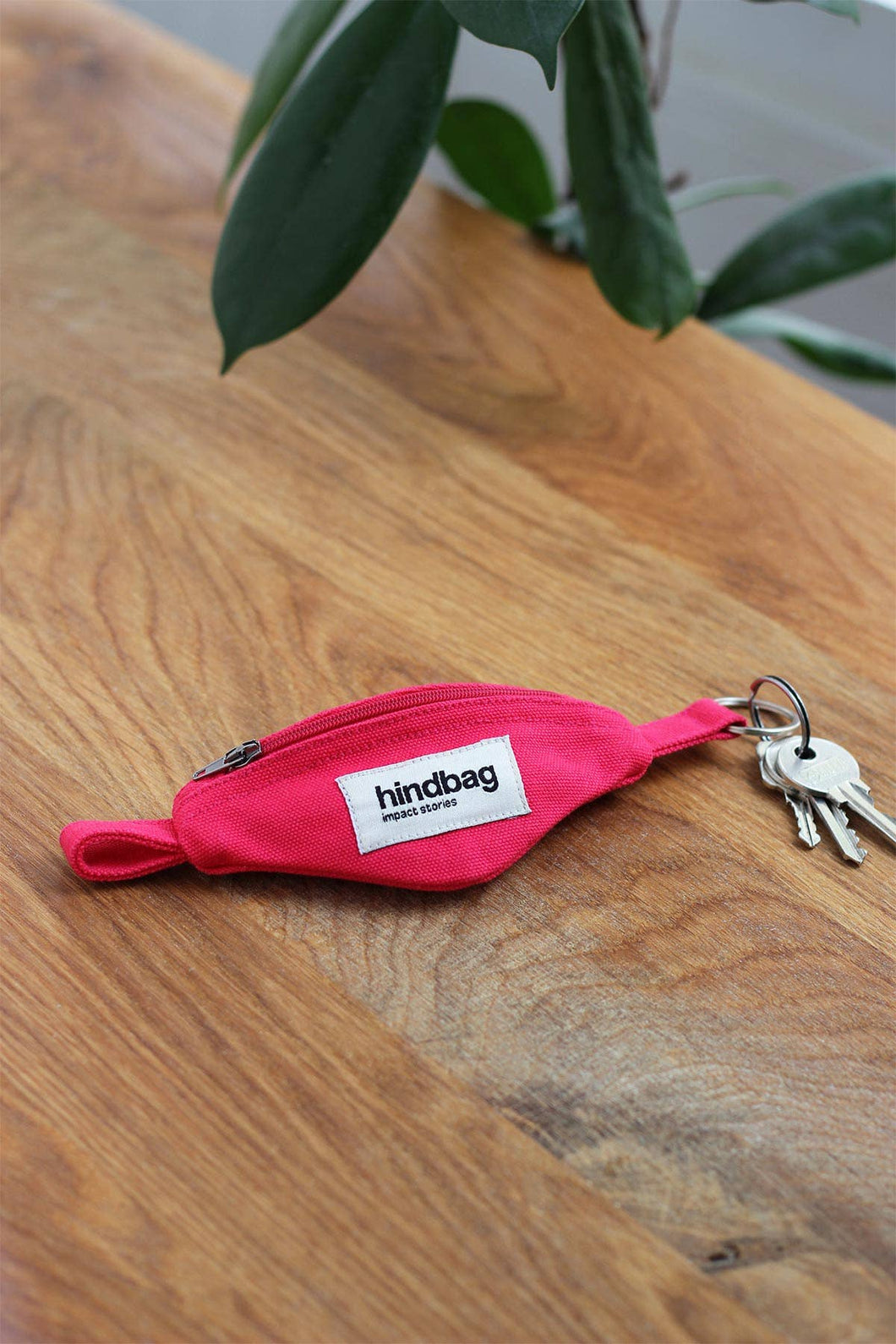 Como sleutelhanger met banaan - Holi fuchsia