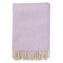 Charger l&#39;image dans la galerie, Plaid en laine Preppy Lilas
