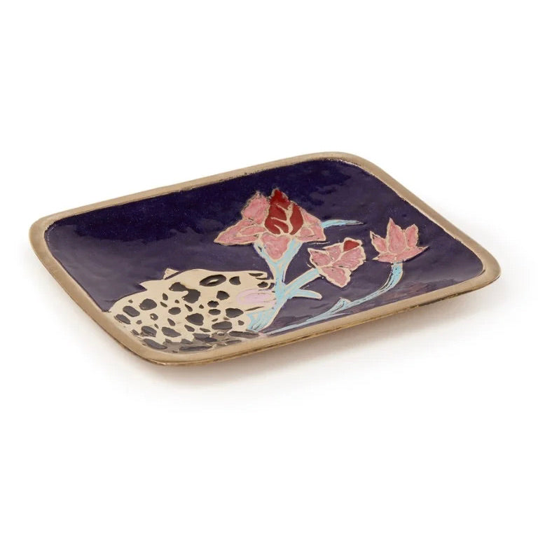 Chloe Cheetah plate